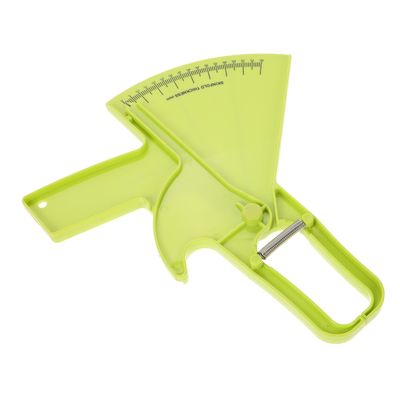 Green Plastic Skinfold Caliper for Precise Body Fat Measurement