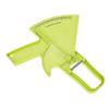 Green Plastic Skinfold Caliper for Precise Body Fat Measurement view 1
