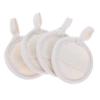 Natural Loofah Pads, 4 Pieces, Loofah and Cotton view 1