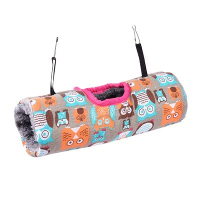 Abaodam Warmer with 2 Metal Hooks Hamster Hanging Tunnel