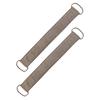 2-Piece Ramie Back Scrubber Set with Pull Rings for Shower and Bath view 1