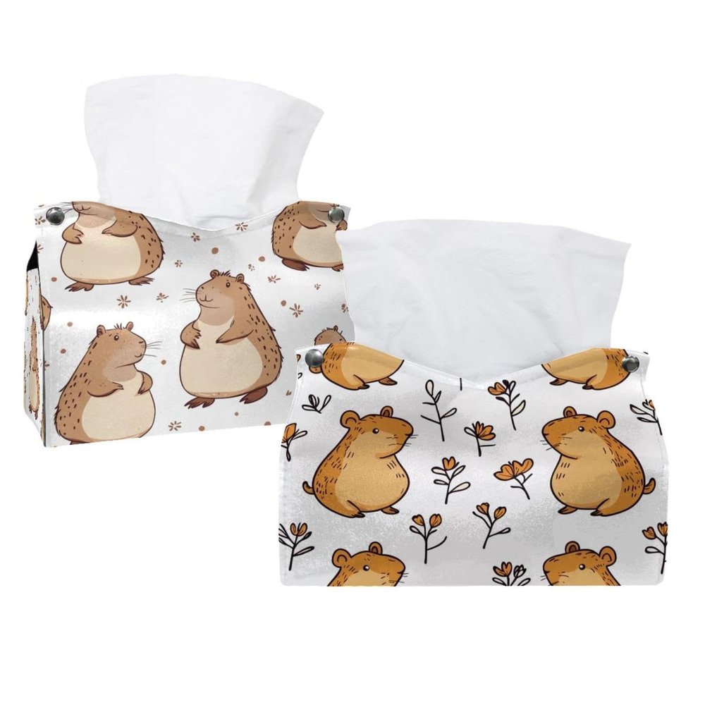 2-Piece Tissue Box Cover Set