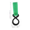 Abaodam 6-Pack Nylon Stroller Hooks, Multifunctional Hooks for Hanging Diaper and Shopping Bags, Light Green view 2