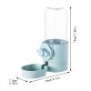 Cage-Hanging Automatic Food and Water Dispenser for Dogs, Cats, Puppies, and Rabbits, Blue, One Size view 4