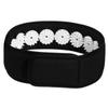 Veemoon Black Elastic Polyester Acupressure Headband for Yoga and Head Massage view 1