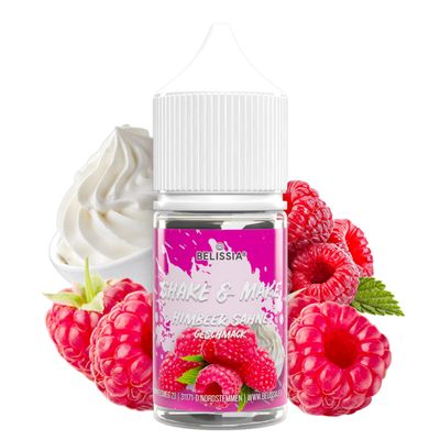 Belissia Shake and Make Raspberry Cream Flavor, 30 mL Food Flavoring