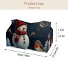 Tissue Box Covers for Home and Office, Snowman and Bird Christmas Designs, for 2–14 Tissue Boxes, 2-Pack view 4