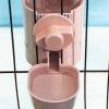 Automatic Pet Feeder for Dogs and Cats (Pink, One Size) view 2