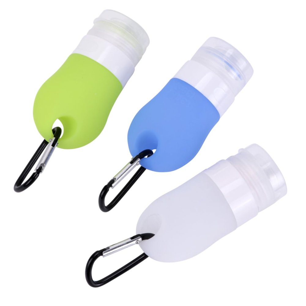 SHERCHPRY 6-Piece Silicone Travel Bottle Set