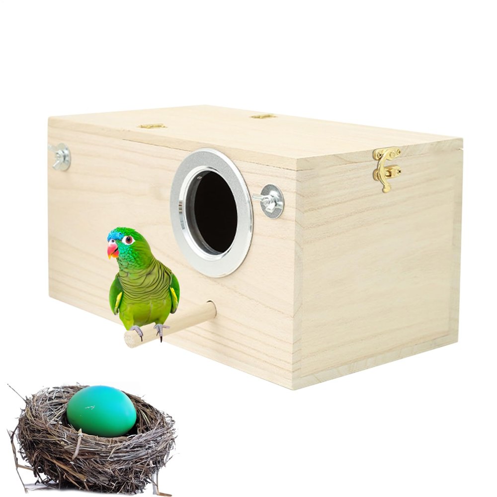Wooden Nesting House, Handmade Mating Box, Sturdy Shelter
