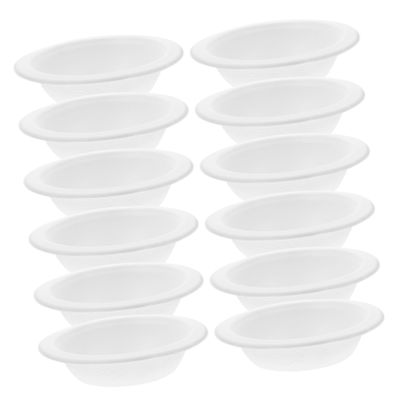 Disposable Cat Bowls, 20-Pack, White Paper