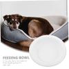 Disposable Cat Bowls, 20-Pack, White Paper view 3