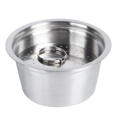 Nurnesy Reusable Refillable Stainless Steel Coffee Capsule, 40 ml, White