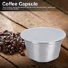 Nurnesy Reusable Refillable Stainless Steel Coffee Capsule, 40 ml, White view 2
