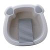 KAILIKETIY Thick PP Wash Basin with Washboard for Face and Feet, for Bathroom and Camping view 1
