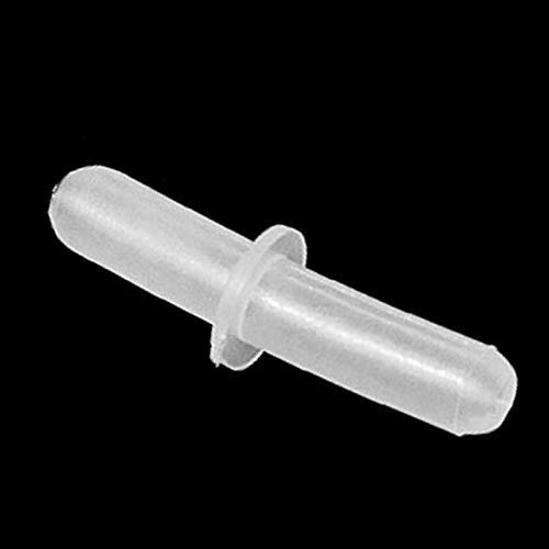 Transparent Reusable Plastic 2-Way Air Hose Connector Adapter