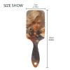 Mysterious Blonde Future Warrior Cute Anti-Frizz Hair Brush view 3