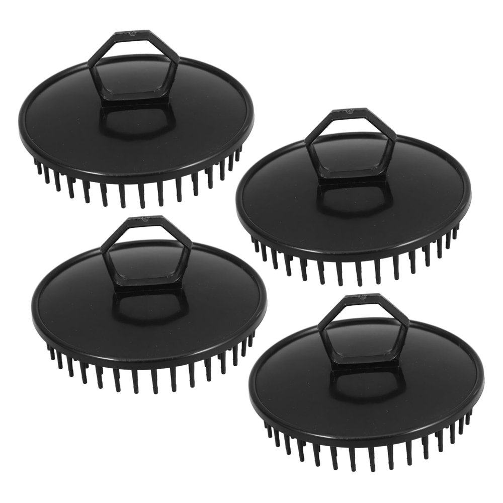 VICASKY Scalp Massager, 4-Piece Set, PE Shampoo Brush for Relaxing Scalp Massage and Exfoliation