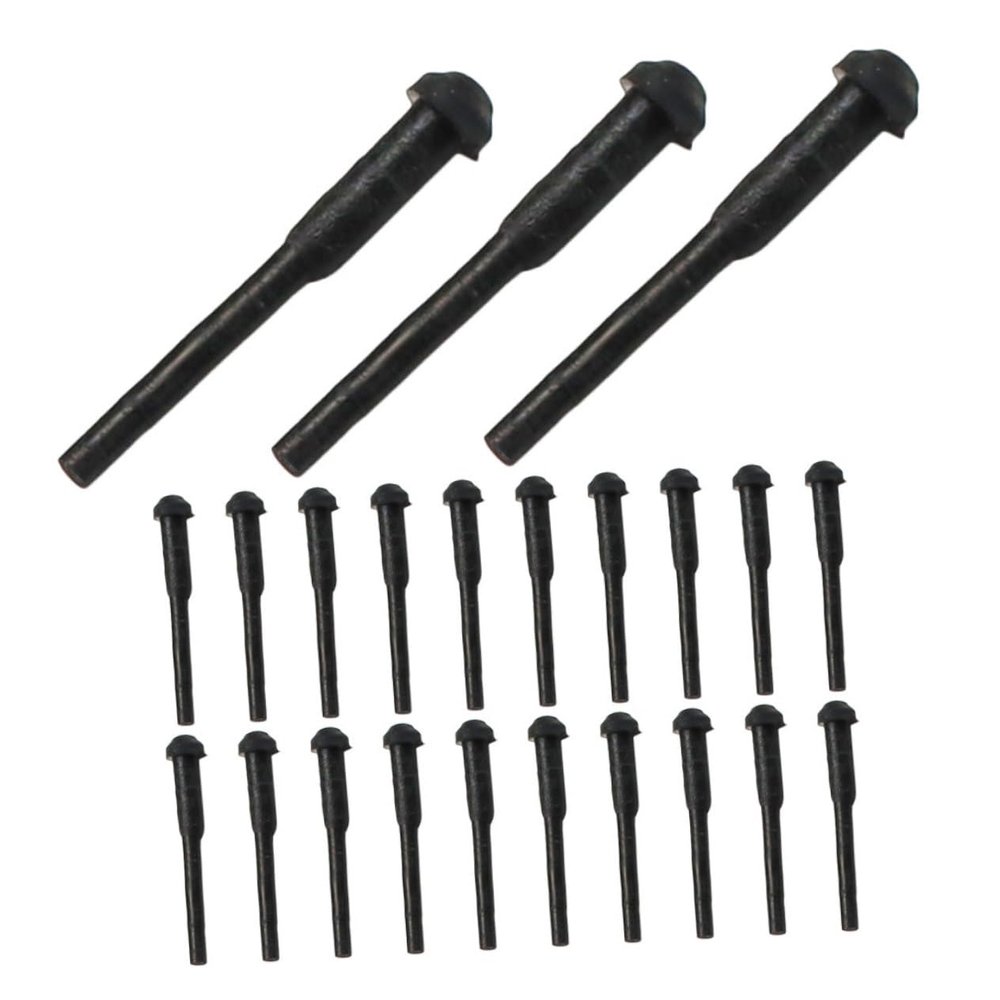 HEALEEP 5-Piece Black Rubber Stoppers for Scissors with Noise Reduction, Suitable for Pet and Hair Scissors