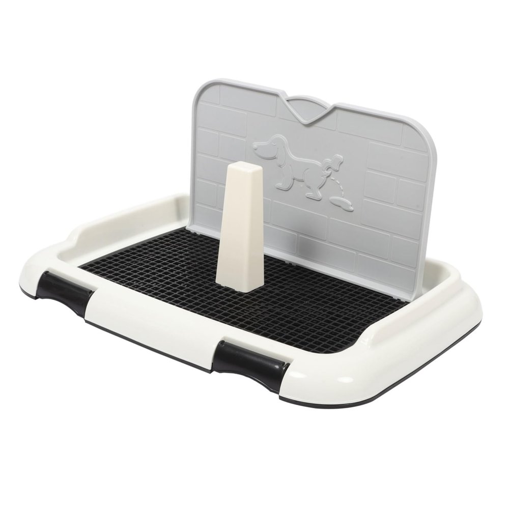Abaodam Dog Toilet, Non-Slip Durable Plastic, Indoor Puppy Training Tray for Small and Medium Dogs
