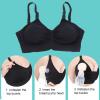 TOPINCN Hands-Free Breast Pumping Bra for Postpartum Women, Black (XXL) view 3