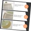 Plastic Spittoon with Lid, White, Portable for Travel view 4