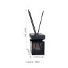 SOLUSTRE 100 ml Glass Aroma Diffuser Bottle with Rattan Reeds and Wooden Lid view 2