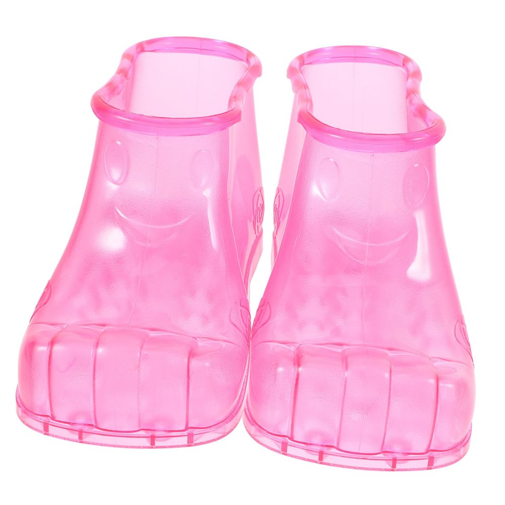 PVC Foot Bath Boots, Pink, Small Size up to 42, 1 Pair