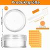 71-Piece 5 mL Clear Cosmetic Jars with Lids Set view 2
