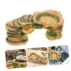 Toyvian Large Resin Reptile Basking Platform with Hideout view 4