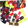 100-Piece Plastic Buckle-Shaped Cord Stoppers view 1