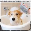Culinavog Dog Brush, Soft Silicone Brush with Adjustable Handle view 4