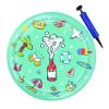 Cooling Water Sensory Play Mat for Cats and Small Pets view 1