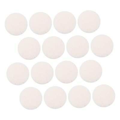 White Round Cellulose Sponges, 40 Pieces, for Facial Cleansing and Makeup