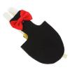 Parrot Diaper Flight Suit with Bow Trim, S, Black view 1