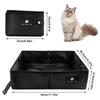 Foldable Travel Cat Litter Box, 45 x 36.5 x 12.5 cm view 2
