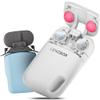 LENZBOX Soft Set with 1x LenzCare – Premium All-in-One Case for Soft Contact Lenses, Flamb view 1