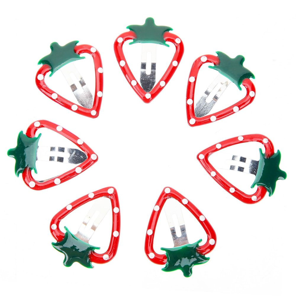 BESPORTBLE 15-Piece Metal Strawberry Hair Clips for Little Girls