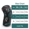 CYMMIYT Sports Compression Knee Brace, 1-Piece, Black, M view 4