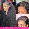 Women's Deep Wave Glueless 360 Lace Front Wig, Brazilian Remy Human Hair view 3