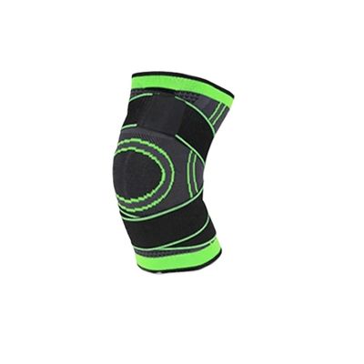 CYMMIYT Unisex Sports Knee Brace, 1 Pc, Compression, Green, XL