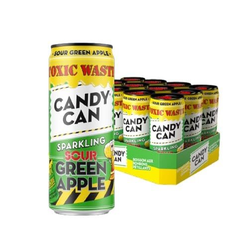 CANDY CAN x Toxic Waste Sour Apple DE CAN 12 x 330 ml
