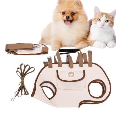 Travel Carrier Bag, Waterproof Cat Carrier with Shoulder Strap