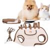 Travel Carrier Bag, Waterproof Cat Carrier with Shoulder Strap view 1