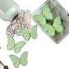 WSYLS Edible Butterfly Cake Decorations, Baked Rice Paper, 30 g, Fresh Green view 1
