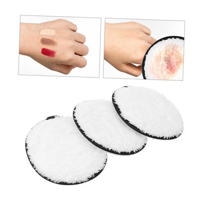 Reusable Facial Cleansing Pads, 3-Pack, Microfiber, White