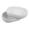 Toyvian 2-Piece Plastic Bird Bath Bowls for Small Birds view 1