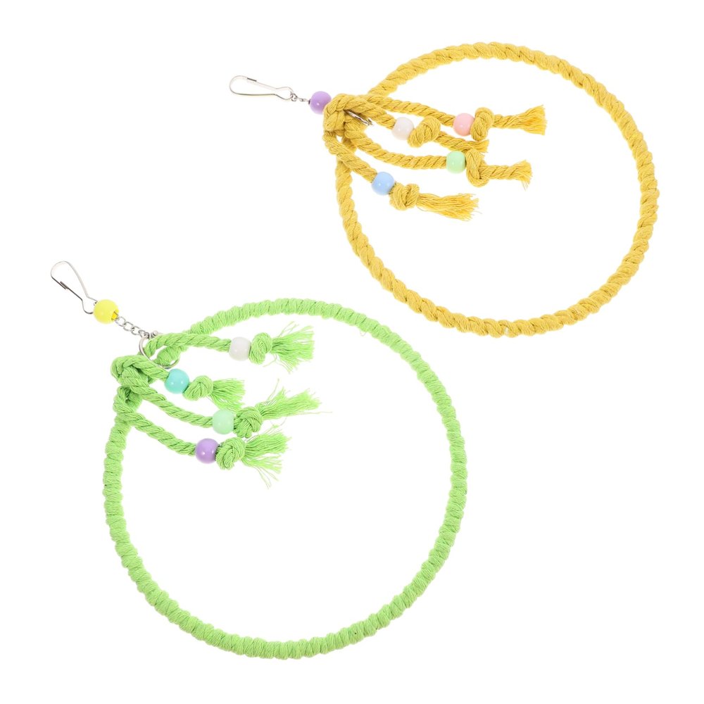CIYODO 2-Pack Bird Rope Swing