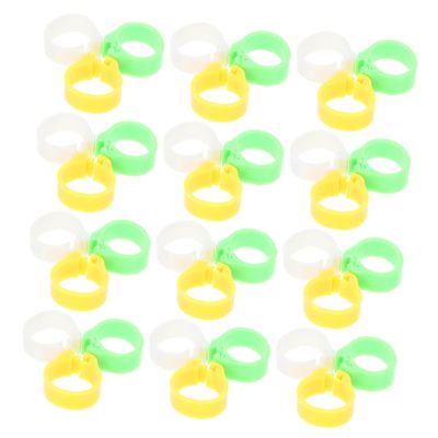 ibasenice 300pcs Parrot and Pigeon Identification Rings