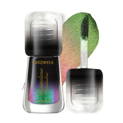 Chameleon Color-Changing Eyeshadow - Metallic Makeup with Holographic Glitter